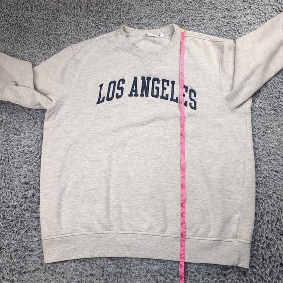 Los Angeles California Sweater Adult Large Gray Destination Pullover Embroidered - Picture 4 of 6